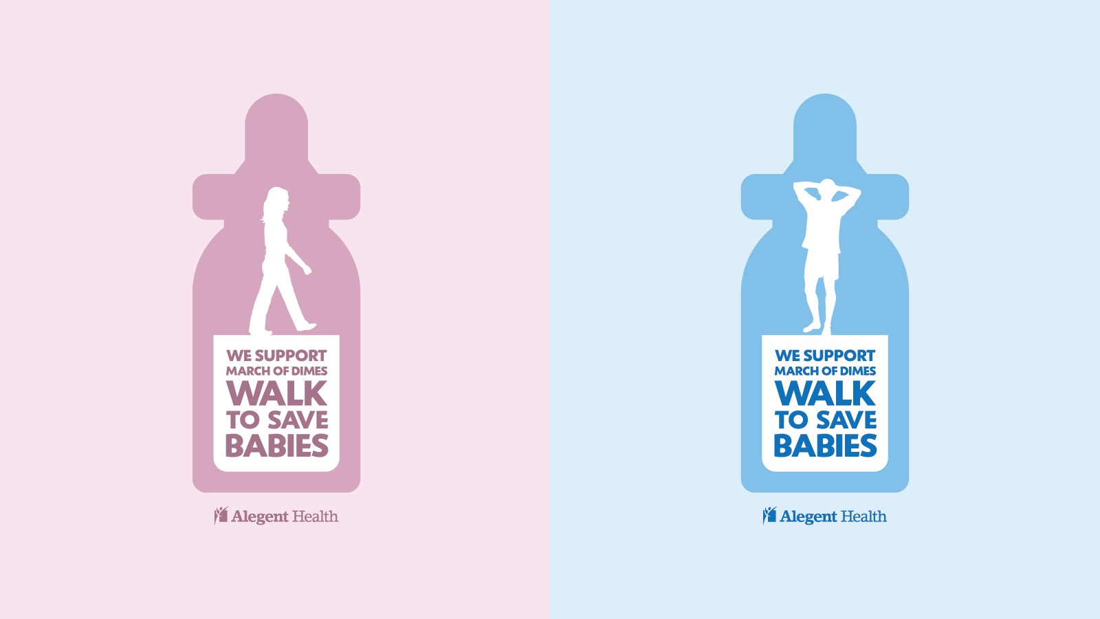 Alegent Health Walk to save babies logo